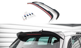 Heck Spoiler Aufsatz Abrisskante passend für Skoda Kodiaq Mk1 Facelift schwarz Hochglanz