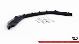 Cup Spoilerlippe Front Ansatz V.1 passend für Skoda Kodiaq Mk1 Facelift schwarz Hochglanz