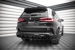 Street Pro Heckschürze Heck Ansatz Diffusor passend für BMW X5M F95 SCHWARZ