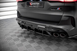 Street Pro Heckschürze Heck Ansatz Diffusor passend für BMW X5M F95 SCHWARZ