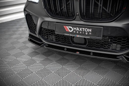 Cup Spoilerlippe Front Ansatz V.1 passend für BMW X5M F95 schwarz Hochglanz