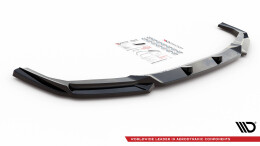 Cup Spoilerlippe Front Ansatz V.2 passend für BMW X5M F95 schwarz Hochglanz