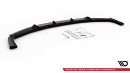 Cup Spoilerlippe Front Ansatz V.2 passend für BMW X5M F95 schwarz Hochglanz