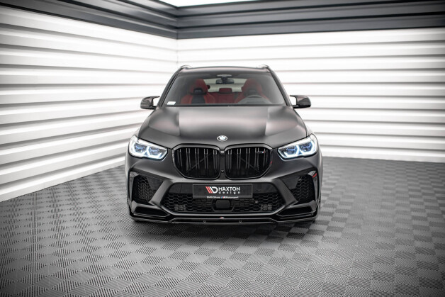 Street+ Spoilerlippe Front Ansatz V.3 passend für BMW X5M F95 schwarz Hochglanz
