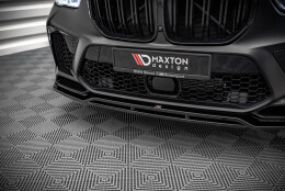 Cup Spoilerlippe Front Ansatz V.3 passend für BMW X5M F95 schwarz Hochglanz