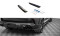 Heck Ansatz Flaps Diffusor passend für BMW X5M F95 schwarz Hochglanz