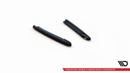 Heck Ansatz Flaps Diffusor V.3 passend für Skoda Octavia RS Liftback / Combi Mk4 Facelift schwarz Hochglanz