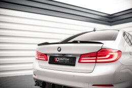 Heck Spoiler Aufsatz Abrisskante V.1 passend für BMW 5er Limousine G30 schwarz Hochglanz