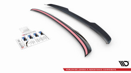 Heck Spoiler Aufsatz Abrisskante V.1 passend für BMW 5er Limousine G30 schwarz Hochglanz