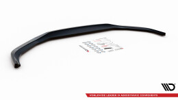 Cup Spoilerlippe Front Ansatz V.1 passend für BMW 5er G30 schwarz Hochglanz