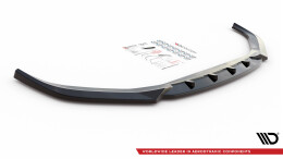 Cup Spoilerlippe Front Ansatz V.2 passend für BMW 5er G30 schwarz Hochglanz