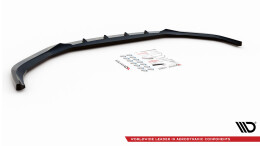 Cup Spoilerlippe Front Ansatz V.2 passend für BMW 5er G30 schwarz Hochglanz