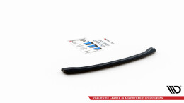 Mittlerer Cup Diffusor Heck Ansatz passend für BMW 5er Limousine G30 schwarz Hochglanz