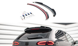 Heck Spoiler Aufsatz Abrisskante passend für Seat Ibiza Cupra Mk3 schwarz Hochglanz