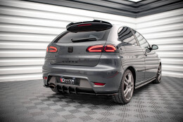 Heck Spoiler Aufsatz Abrisskante passend für Seat Ibiza Cupra Mk3 schwarz Hochglanz