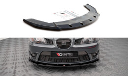 Cup Spoilerlippe Front Ansatz V.1 passend für Seat Ibiza Cupra Mk3 schwarz Hochglanz
