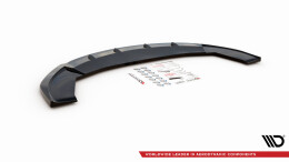 Street+ Spoilerlippe Front Ansatz V.1 passend für Seat Ibiza CUPRA Mk3 schwarz Hochglanz