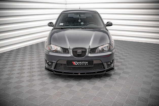 Cup Spoilerlippe Front Ansatz V.2 passend für Seat Ibiza Cupra Mk3 schwarz Hochglanz