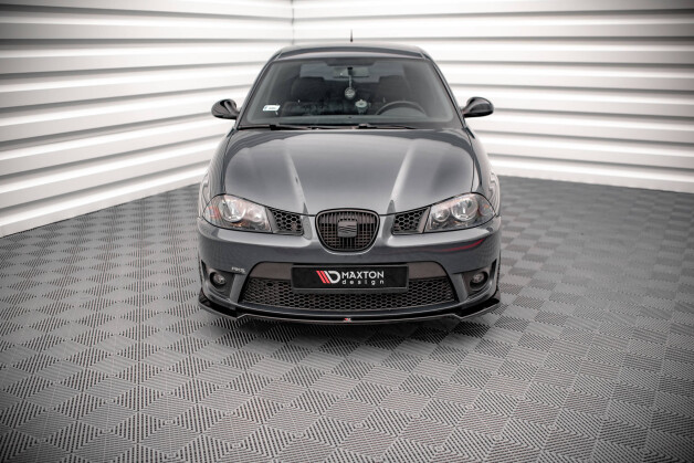 Cup Spoilerlippe Front Ansatz V.3 passend für Seat Ibiza Cupra Mk3 schwarz Hochglanz
