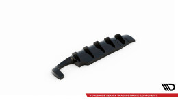 Heck Ansatz Diffusor passend für Seat Ibiza Cupra Mk3 schwarz Hochglanz