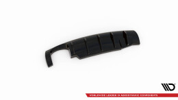 Heck Ansatz Diffusor passend für Seat Ibiza Cupra Mk3 schwarz Hochglanz