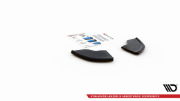 Heck Ansatz Flaps Diffusor passend für Seat Ibiza Cupra Mk3 schwarz Hochglanz