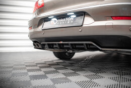Mittlerer Cup Diffusor Heck Ansatz DTM Look passend für VW Passat CC schwarz Hochglanz