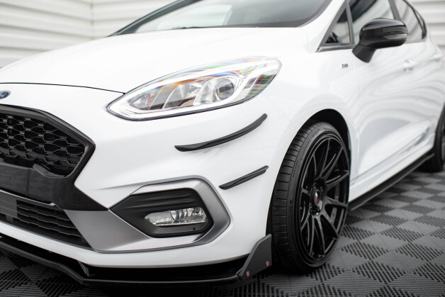Stoßstangen Flaps Wings vorne Canards passend für V.3 Ford Fiesta Mk8 ST / ST-Line