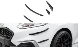 Stoßstangen Flaps Wings vorne Canards passend für V.3 Ford Fiesta Mk8 ST / ST-Line