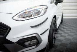 Stoßstangen Flaps Wings vorne Canards passend für V.3 Ford Fiesta Mk8 ST / ST-Line