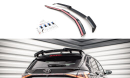 Heck Spoiler Aufsatz Abrisskante passend für Hyundai I20 N Mk3 schwarz Hochglanz