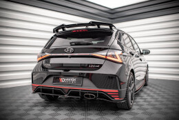 Heck Spoiler Aufsatz Abrisskante passend für Hyundai I20 N Mk3 schwarz Hochglanz