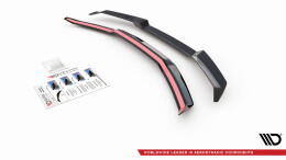 Heck Spoiler Aufsatz Abrisskante passend für Hyundai I20 N Mk3 schwarz Hochglanz