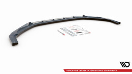 Cup Spoilerlippe Front Ansatz V.2 passend für Hyundai I20 N Mk3 schwarz Hochglanz