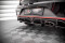 Mittlerer Cup Diffusor Heck Ansatz DTM Look für Hyundai I20 N Mk3 schwarz Hochglanz