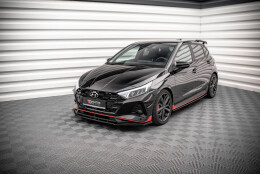 Seitenschweller Ansatz Cup Leisten passend für Hyundai I20 N Mk3 schwarz Hochglanz