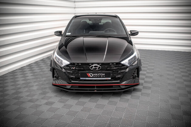 Street Pro Cup Spoilerlippe Front Ansatz passend für Hyundai I20 N Mk3 SCHWARZ