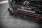Street Pro Cup Spoilerlippe Front Ansatz für Hyundai I20 N Mk3 SCHWARZ+ HOCHGLANZ FLAPS