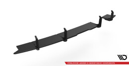 Street Pro Heckschürze Heck Ansatz Diffusor passend für Hyundai I20 N Mk3 schwarz-rot