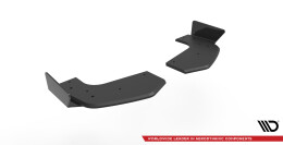 Street Pro Heck Ansatz Diffusor + Flaps passend für Hyundai I20 N Mk3 SCHWARZ+ HOCHGLANZ FLAPS