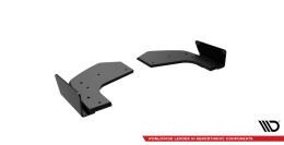 Street Pro Heck Ansatz Diffusor + Flaps passend für Hyundai I20 N Mk3 SCHWARZ+ HOCHGLANZ FLAPS
