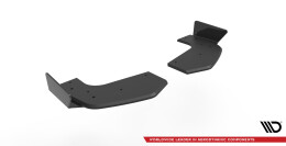 Street Pro Heck Ansatz Flaps Diffusor +Flaps für Hyundai I20 N Mk3 SCHWARZ+ HOCHGLANZ FLAPS