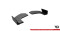 Street Pro Heck Ansatz Diffusor + Flaps passend für Hyundai I20 N Mk3 SCHWARZ+ HOCHGLANZ FLAPS
