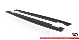 Street Pro Seitenschweller Ansatz Cup Leisten für Hyundai I20 N Mk3 SCHWARZ