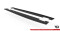 Street Pro Seitenschweller Ansatz Cup Leisten für Hyundai I20 N Mk3 SCHWARZ