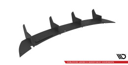 Street Pro Heckschürze Heck Ansatz Diffusor passend für Skoda Fabia Combi Mk3 Facelift SCHWARZ