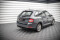 Mittlerer Cup Diffusor Heck Ansatz DTM Look passend für Skoda Fabia Combi Mk3 Facelift schwarz Hochglanz