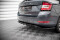 Mittlerer Cup Diffusor Heck Ansatz DTM Look passend für Skoda Fabia Combi Mk3 Facelift schwarz Hochglanz