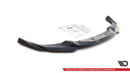 Street+ Spoilerlippe Front Ansatz V.1 passend für BMW M2 Competition F87 schwarz Hochglanz