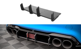 Street Pro Heckschürze Heck Ansatz Diffusor passend für BMW M2 F87 rot